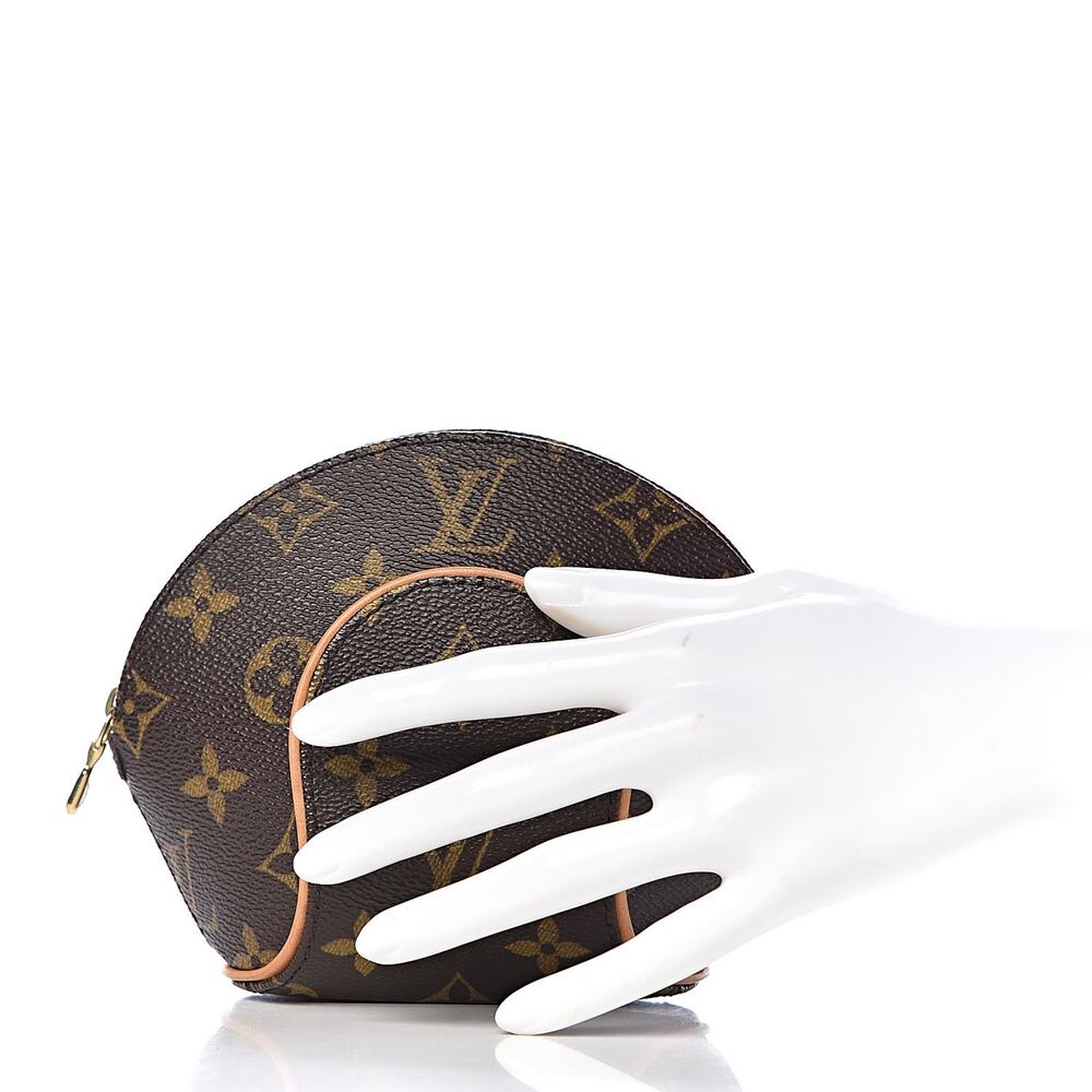 Louis Vuitton Mini Ellipse Vintage Bag Monogram canvas LV Wristlet Clutch Rare - Picture 2 of 16